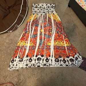 Colorful Bohemian Maxi Dress